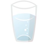 glass of filtered water