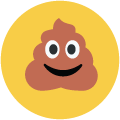 poop emoji smiling