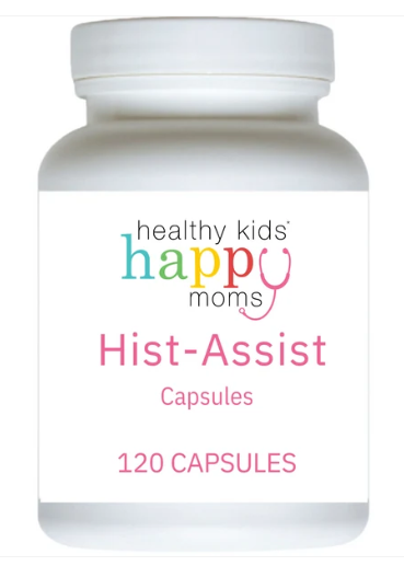 HKHM Hist-Assist for supporting kids with fall allergies in kids.