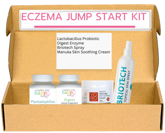 HKHM Eczema jump start kit can help with eczema, asthma, and allergies in kids