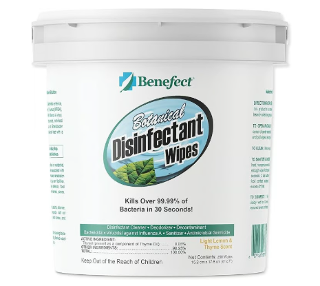 disinfectant wipes for a healthy dorm