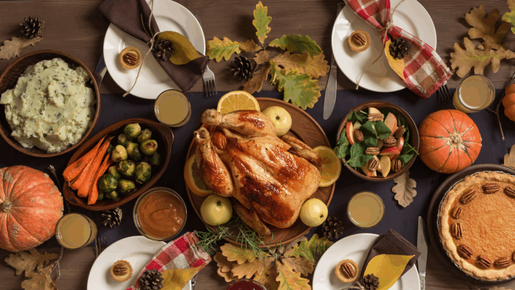 healthy thanksgiving dinner to balance your blood sugar