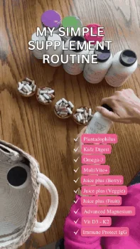 Prepping supplements ahead of time for how to set new year resolutions that stick