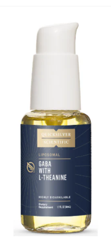 Quicksilver Scientific GABA with L-Theanine for summer sleep support for kids.