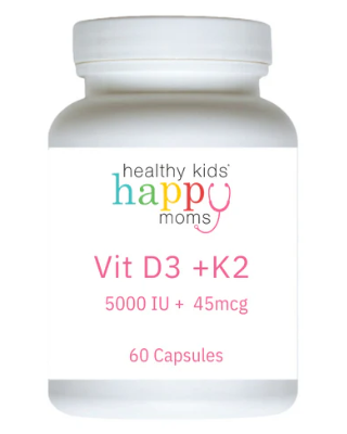 HKHM Vitamin D3 + K2 Capsules featured in the back-to-school vaccine supplement guide.