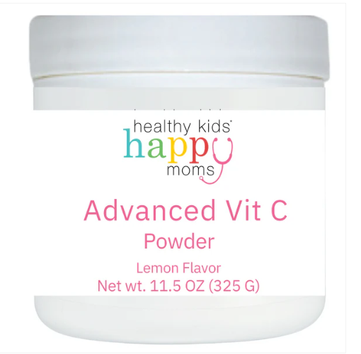 HKHM Advanced Vitamin C Powder featured in a back-to-school vaccine supplement guide for daily immune support.
