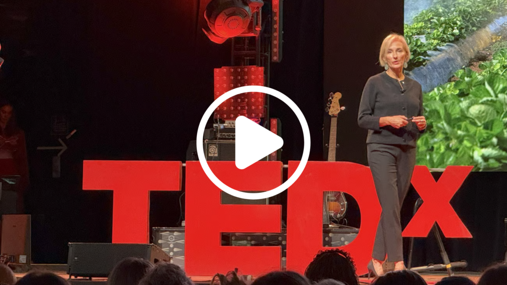 Sheila Kilbane, MD giving a TEDx talk on why the rising rates of eczema are a universal alarm